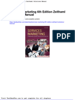 Dwnload Full Services Marketing 6th Edition Zeithaml Solutions Manual PDF
