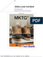 Dwnload Full MKTG 10th Edition Lamb Test Bank PDF