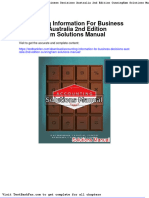 Dwnload Full Accounting Information For Business Decisions Australia 2nd Edition Cunningham Solutions Manual PDF