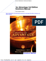 Dwnload Full Competing For Advantage 3rd Edition Hoskisson Solutions Manual PDF