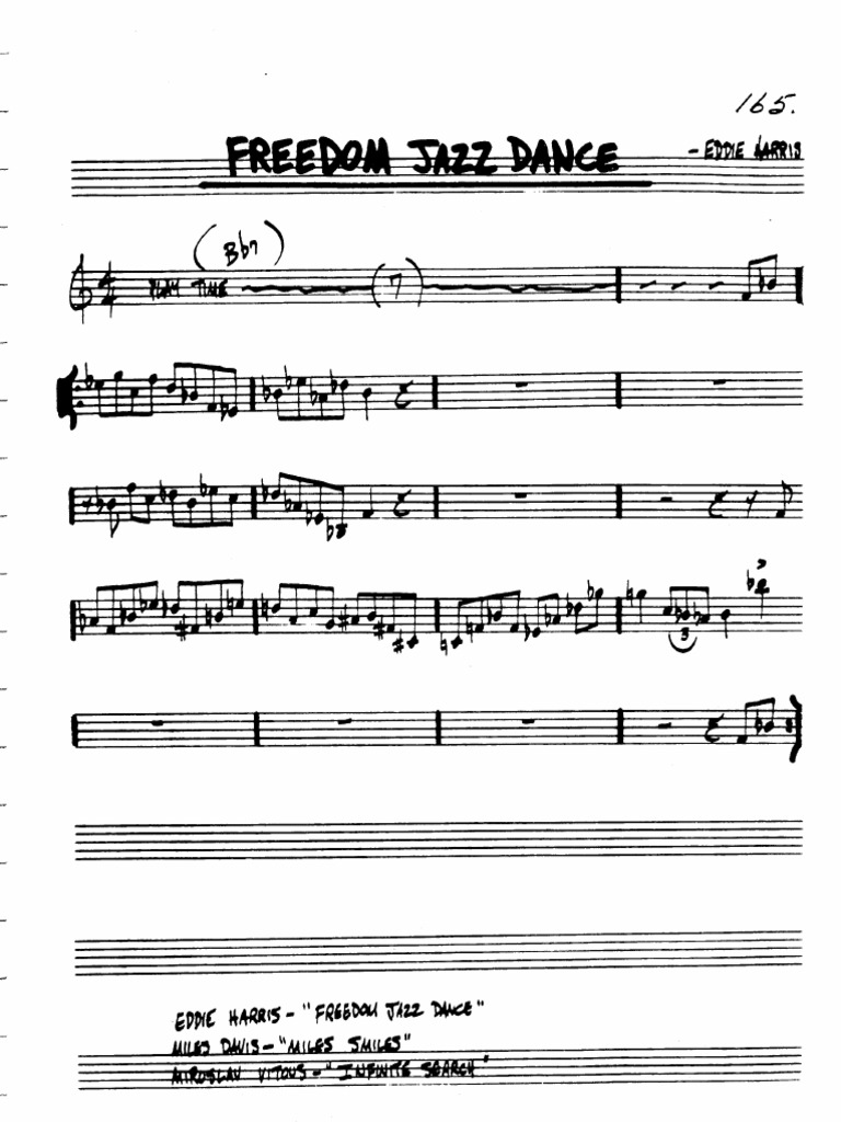 Freedom jazz dance pdf