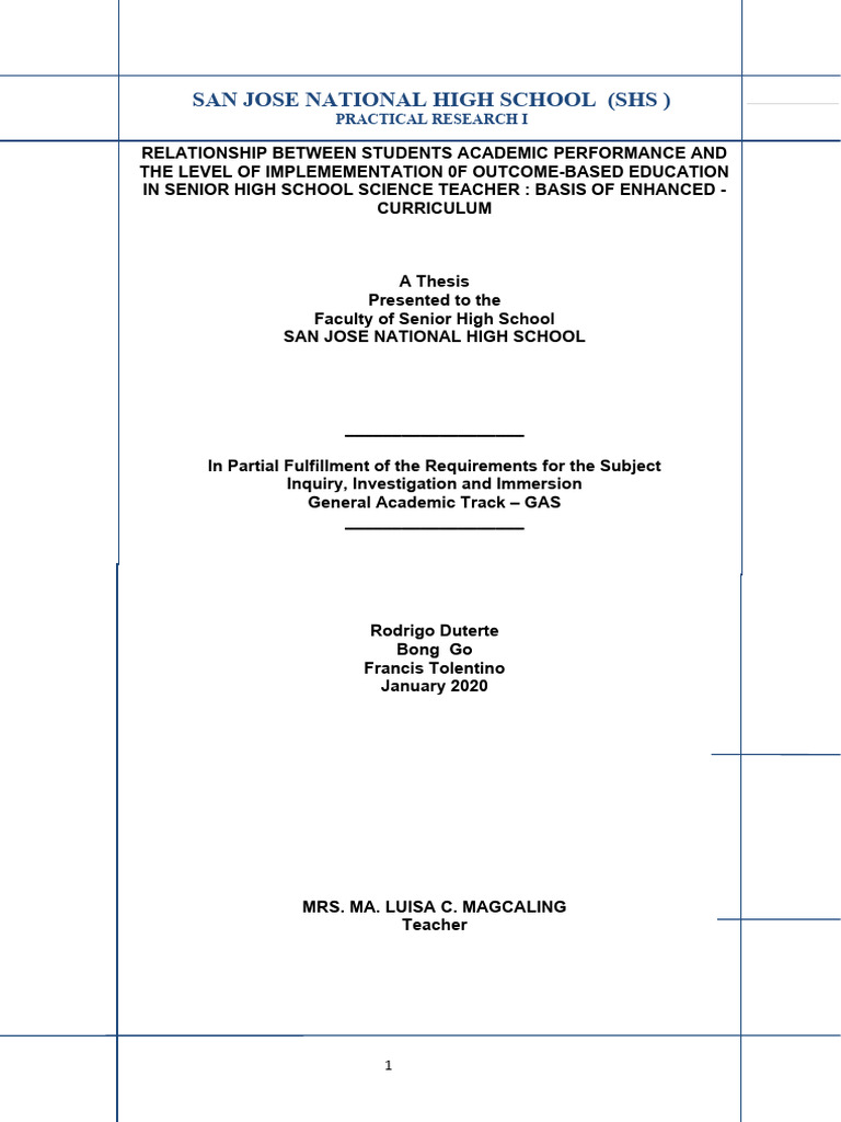 Practical Research I Format | PDF | Data | Science