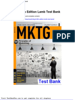 Dwnload Full MKTG 8 8th Edition Lamb Test Bank PDF