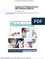 Dwnload Full Complete Textbook of Phlebotomy 5th Edition Hoeltke Solutions Manual PDF