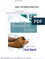 Dwnload Full Sexuality Today 11th Edition Kelly Test Bank PDF