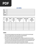Contoh Logbook Penelitian Skripsi | PDF