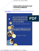 Dwnload Full Accounting Information Systems 2nd Edition Hurt Solutions Manual PDF