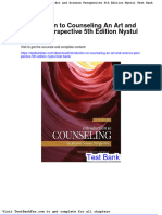 Dwnload Full Introduction To Counseling An Art and Science Perspective 5th Edition Nystul Test Bank PDF