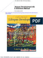 Dwnload Full Exploring Lifespan Development 4th Edition Berk Solutions Manual PDF