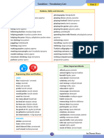 11.2 Vocabulary List