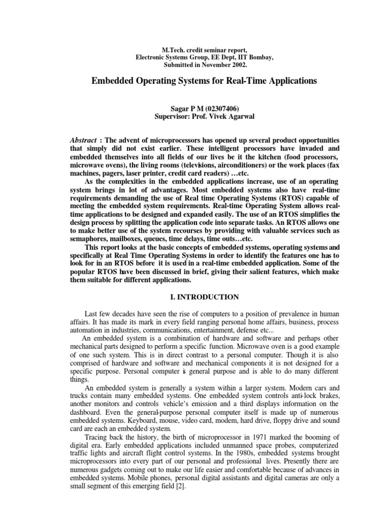 research paper on operating systems