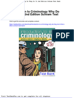 Dwnload Full Introduction To Criminology Why Do They Do It 2nd Edition Schram Test Bank PDF
