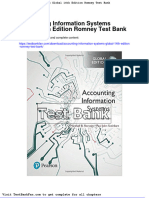 Dwnload Full Accounting Information Systems Global 14th Edition Romney Test Bank PDF
