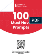 100 Prompts ChatGPT