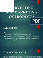 Harvesting and Marketing of Products - 094744