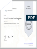 Coursera Certificado....