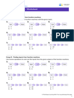 Function Machines Third Space Learning GCSE Worksheet