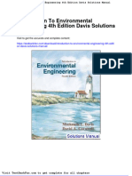 Dwnload Full Introduction To Environmental Engineering 4th Edition Davis Solutions Manual PDF