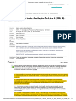 Avaliação On-Line 4 (AOL 4) - Evolução Do Pensamento Administrativo