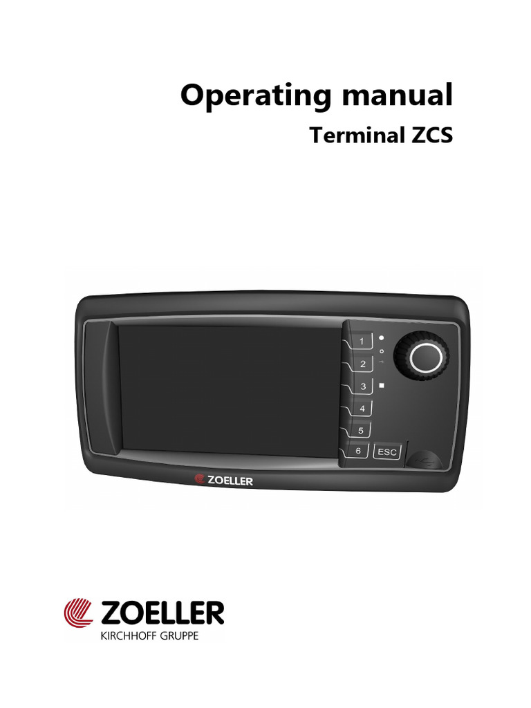 Operating Manual Terminal Zcs Pdf Icon Computing Crane Machine