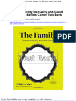 Dwnload Full Family Diversity Inequality and Social Change 1st Edition Cohen Test Bank PDF