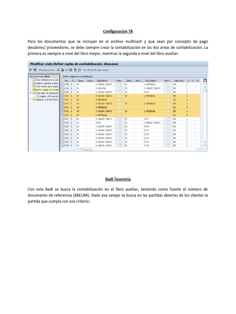 Configuracion TR-Multicash | PDF