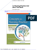 Dwnload Full Concepts For Nursing Practice 2nd Edition Giddens Test Bank PDF