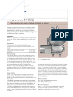 PX 115 Disc Stack Centrifuge