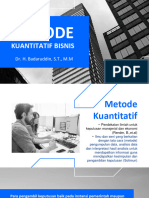 Badar - Metode Kuantitatif 1