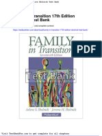 Dwnload Full Family in Transition 17th Edition Skolnick Test Bank PDF