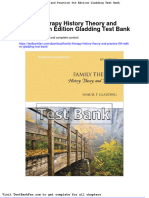 Dwnload Full Family Therapy History Theory and Practice 6th Edition Gladding Test Bank PDF