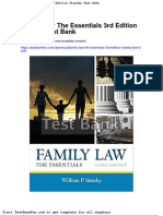 Dwnload Full Family Law The Essentials 3rd Edition Statsky Test Bank PDF