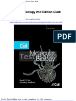 Dwnload Full Molecular Biology 2nd Edition Clark Test Bank PDF