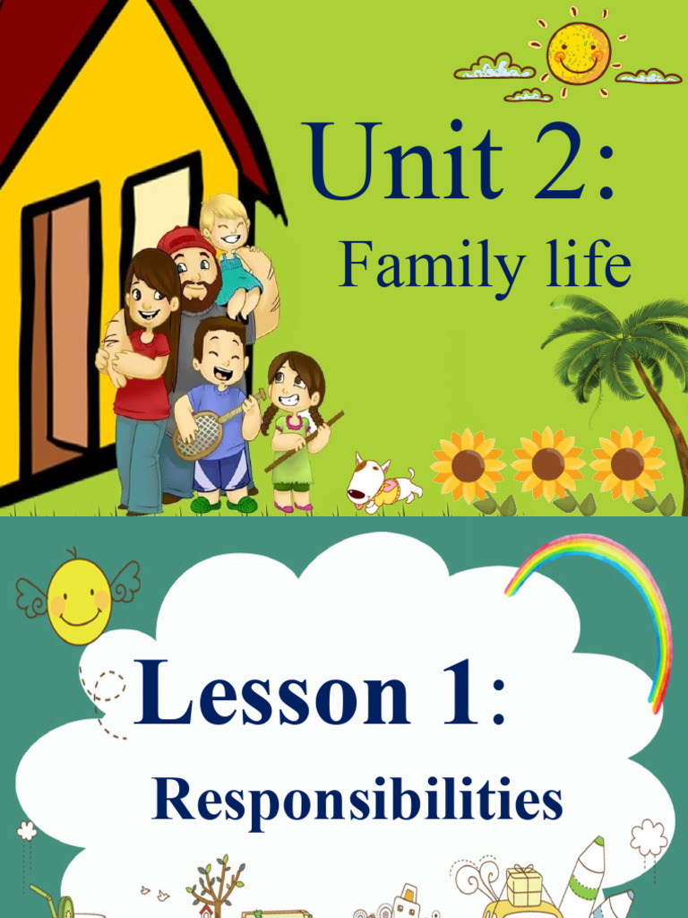 Unit 2 - Lesson 1 - Responsibilities | PDF
