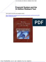 Dwnload Full Money The Financial System and The Economy 6th Edition Hubbard Test Bank PDF