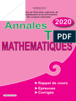 Annales Maths Tle d