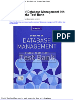 Dwnload Full Concepts of Database Management 9th Edition Starks Test Bank PDF