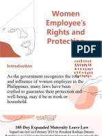 Women Employee's Rights and Protection