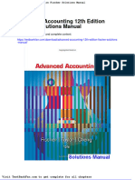 Dwnload Full Advanced Accounting 12th Edition Fischer Solutions Manual PDF