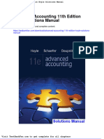 Dwnload Full Advanced Accounting 11th Edition Hoyle Solutions Manual PDF