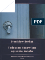 PM400 Tadeusza Rozewicza Opisanie Swiata Burkot