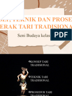 Konsep, Teknik, Prosedur Tari Tradisional