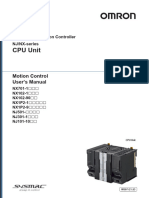 NJ - NX-series CPU Unit Motion Control User's Manual