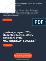 Jestem Jednym Z 20% Studentów Merito, Którzy Odniosą W Życiu NAJWIĘKSZY SUKCES