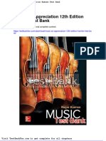 Dwnload Full Music An Appreciation 12th Edition Kamien Test Bank PDF