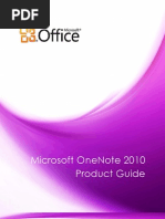 Download Microsoft OneNote 2010 Product Guide_Final by kg27r-scribd9325 SN70086137 doc pdf