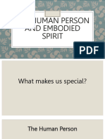 The Human Person As Embodied Spirit P2