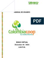 Manual de Usuario BINGO VIRTUAL COLOMBIACOOP