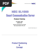 Central NEC SL1000 - Product Training