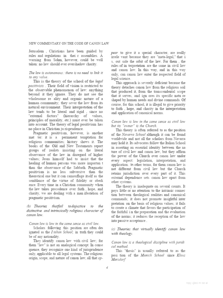 Content pdf positivism canon law